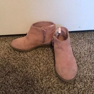 Pink Toddler Booties